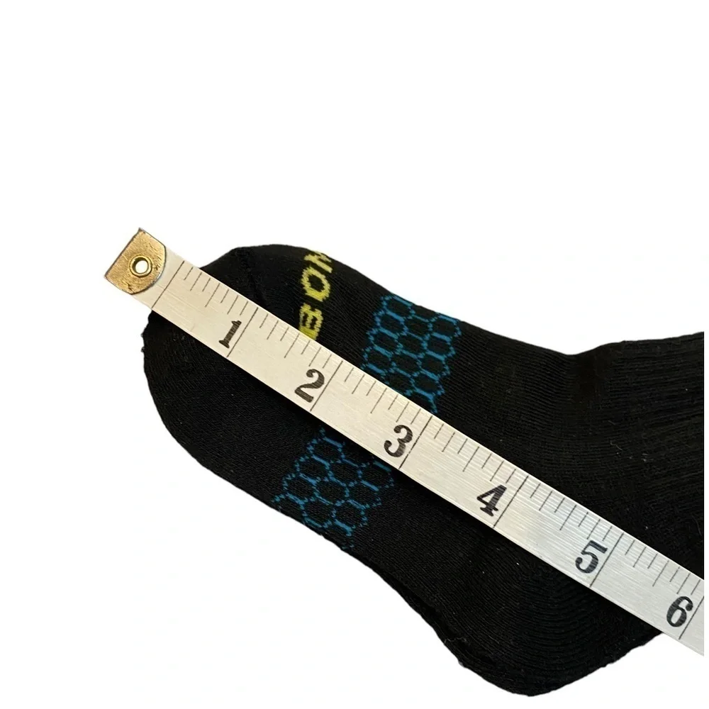 Bombas Youth Black Crew Socks 1 Pair - New XS